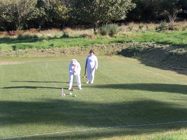 Play at Waterville Lake Croquet Society