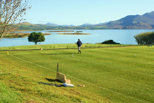 Play at Waterville Lake Croquet Tournament